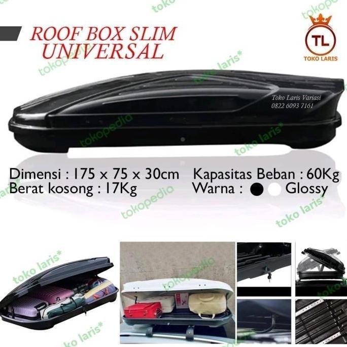 Promo Roof Box Roofbox Livina paket bagasi atas mobil Glossy slim COD