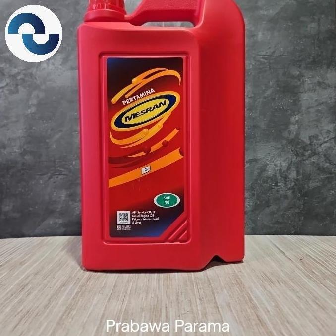Bnr Oli Pertamina Mesran B40 Diesel Solar 5 Liter
