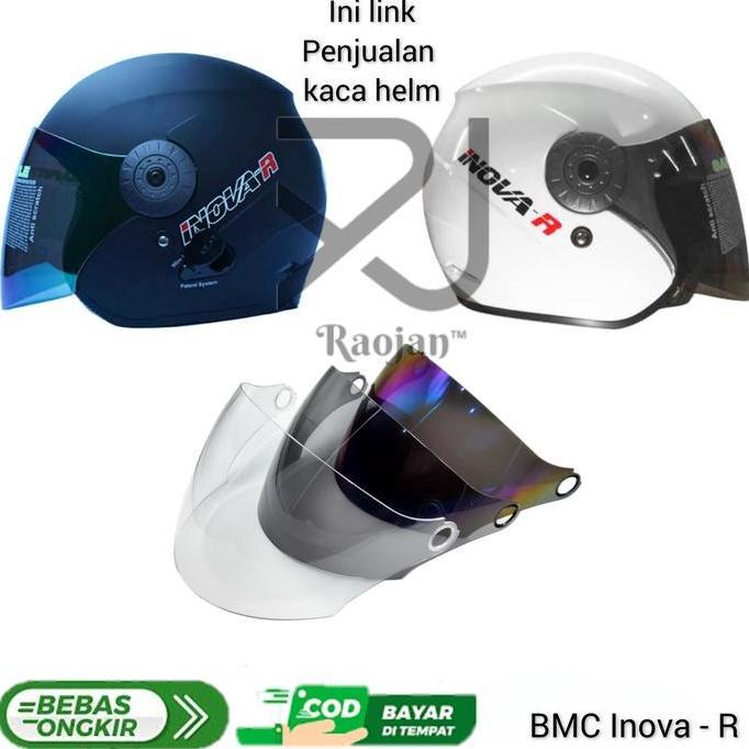 DV347 >> Kaca helm BMC Inova R Visor helm BMC Inova R