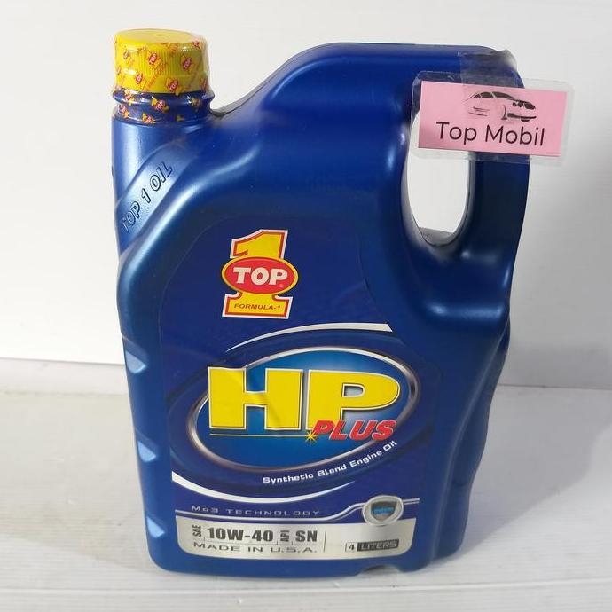 THETA Oli Mesin TOP 1 SAE 10W-40 HP Plus API SN SM SL