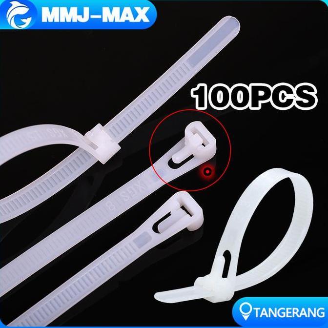 CLUCK Kabel Ties Reusable/Nylon Cable Tie Reusable/Kabel Ties Bisa Buka