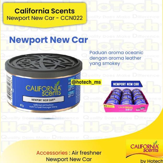 DV98 >> CALIFORNIA SCENTS Spillproof Aroma Newport New car | Pengharum Mobil