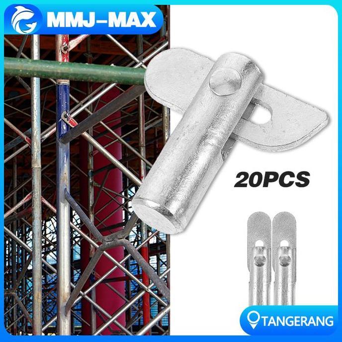 CLUCK 20pcs Cross Brace Scaffolding Pin Kunci/Lock Pin Untuk Scaffolding