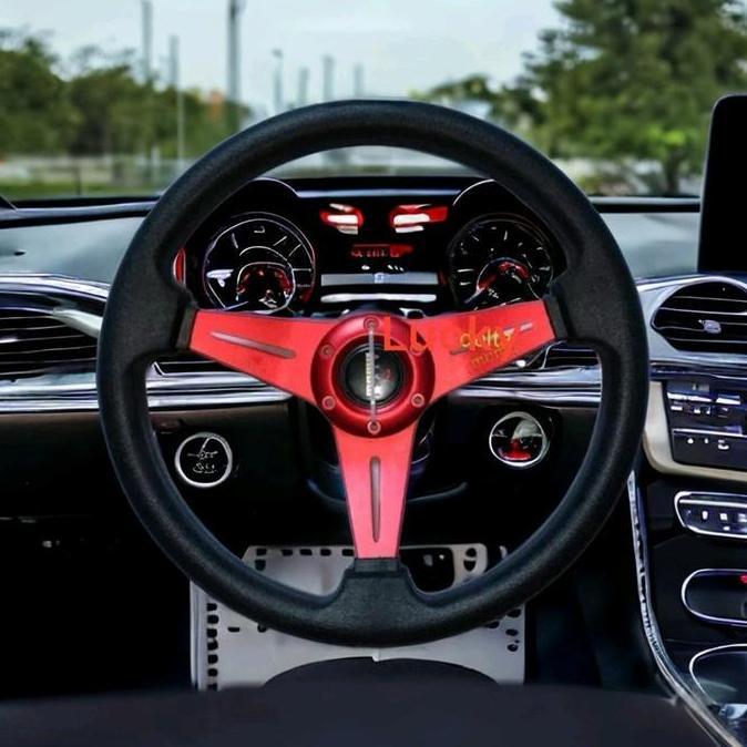 DY82 - Steer Stir Recing ukuran 14inch Semi celong stir 14in Car