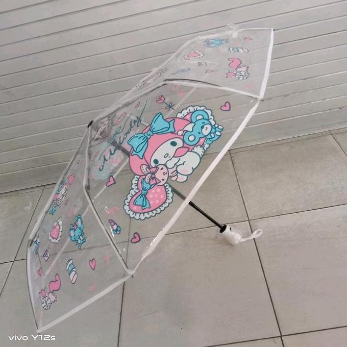 Payung Lipat Otomatis/Payung Lipat Transparan/Payung Transparan KS