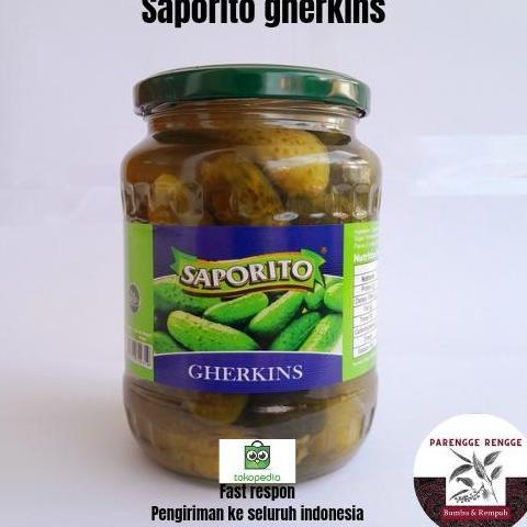 ready saporito gherkins 670 gram