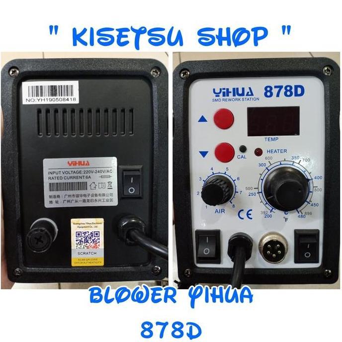 Promo Blower / Solder Uap + Solder Station Yihua 878 D Cod