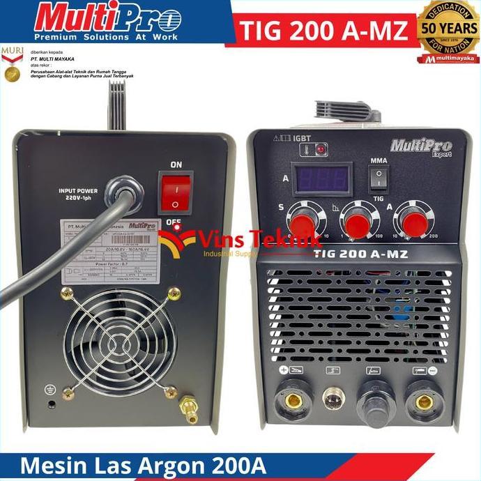 Promo Mesin Las Inverter Tig 200 A-Sa Multipro Tig 200 Asa Cod