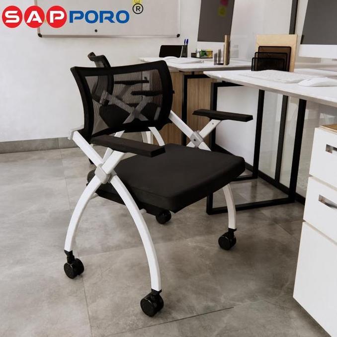 SAPPORO VEJLE - Kursi kantor | Kursi Jaring | Office Chair Besi Plastik