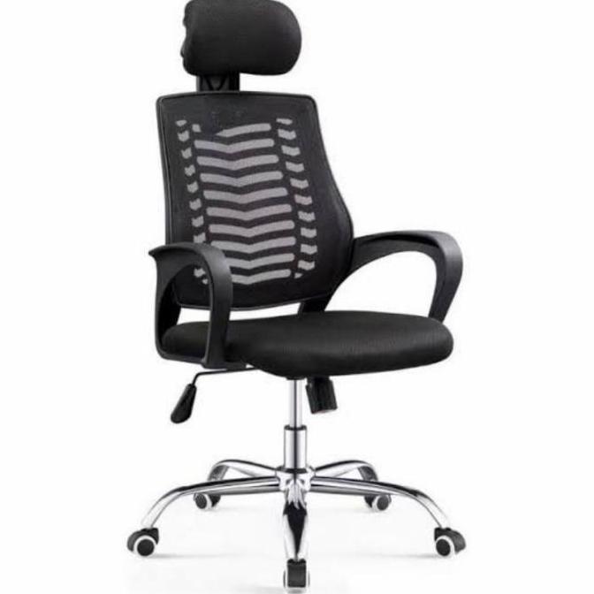 KURSI JARING || KURSI KANTOR || KURSI MANAGER KAKI STAINLIS W5 IMPORT