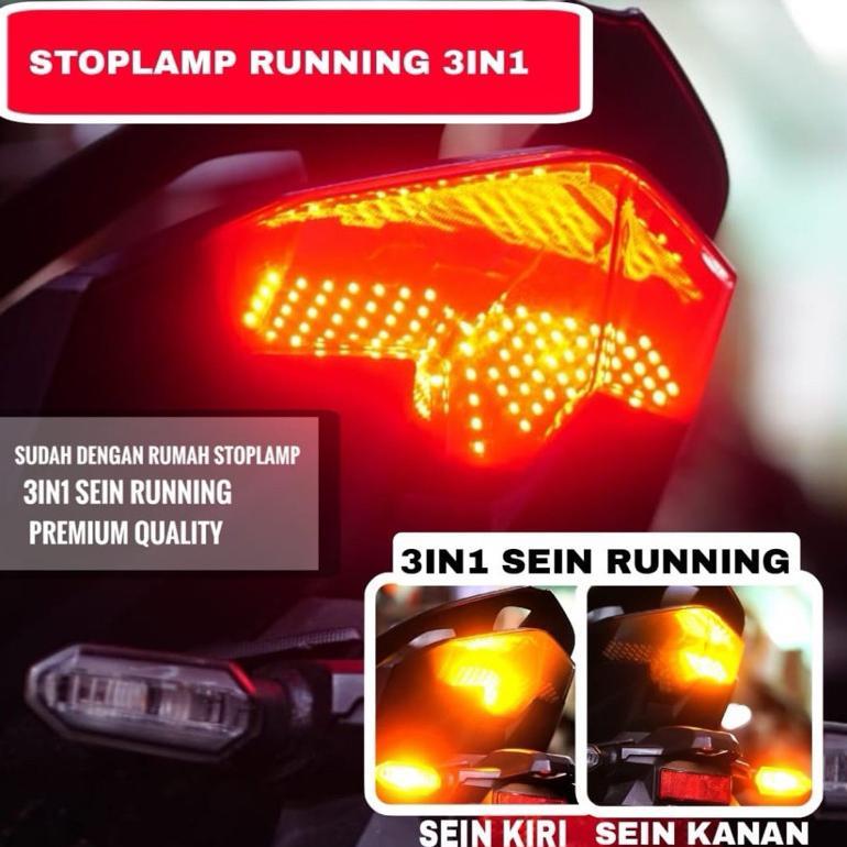 LAMPU STOP RUNNING STOP LAMP RUNNING LED VARIO125 LED VARIO 150 OLD VARIO 150 NEW