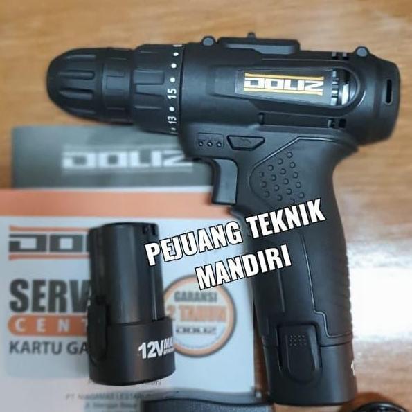 JUHNDE BOR CORDLESS DRILL 10MM DOLIZ BD621 / BOR BATERAI 10 MM DOLIZ BD 621