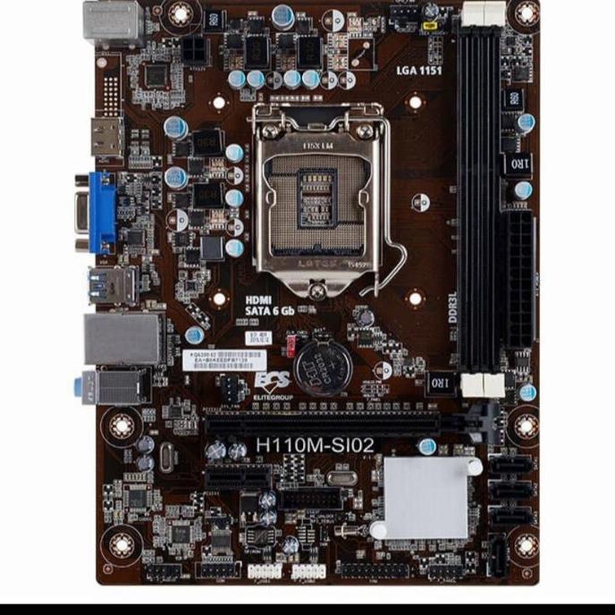 ECS H110M-S102 LGA 1151 DDR3 ECS H110 H110M