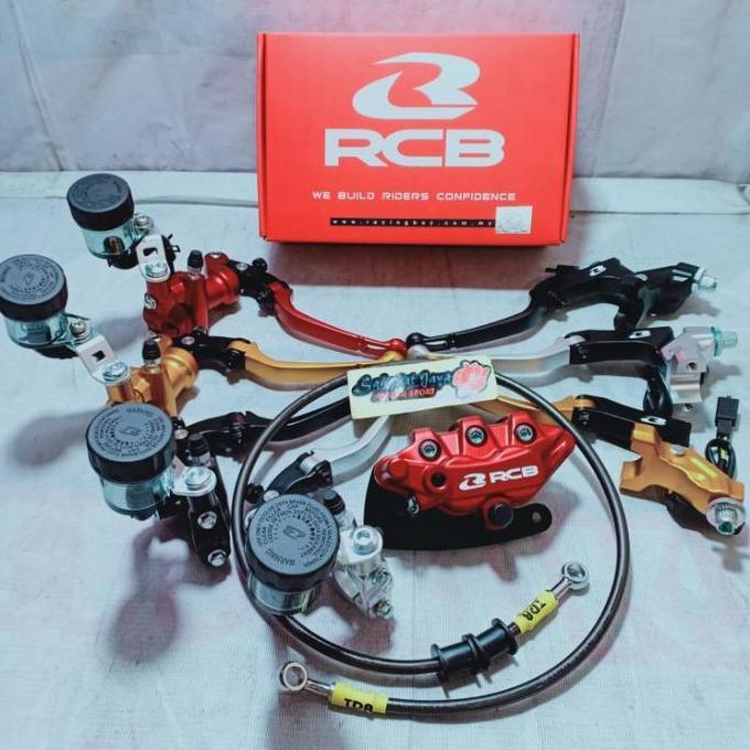DAIKAKU Paket Master Rem Kanan RCB S1 Radial Handle Kiri Kopling Rem S1 Kaliper Depan RCB Selang Rem