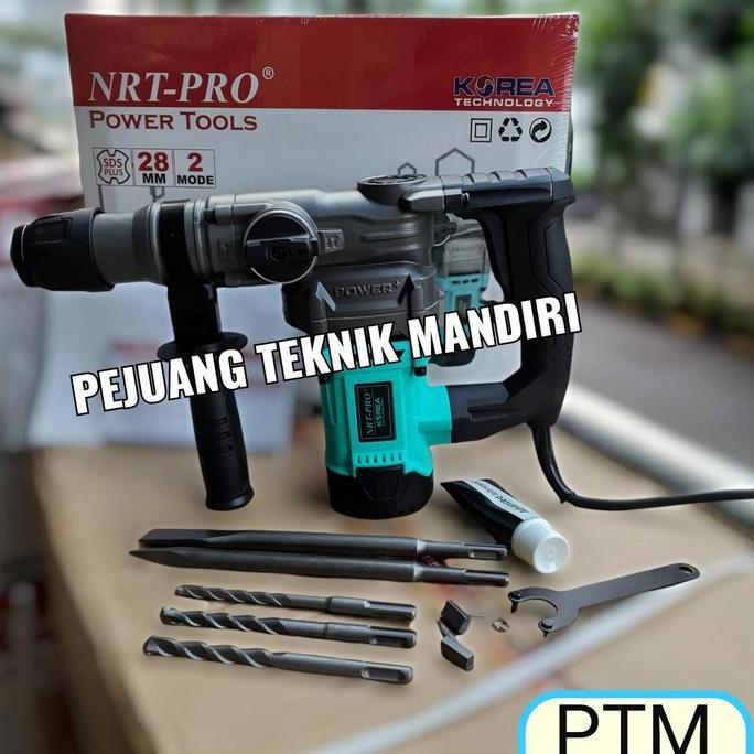 EXAMINER MESIN BOR BETON BOBOK NRT PRO HR28HD SDS PLUS / BOR NRT PRO HR 28 HD