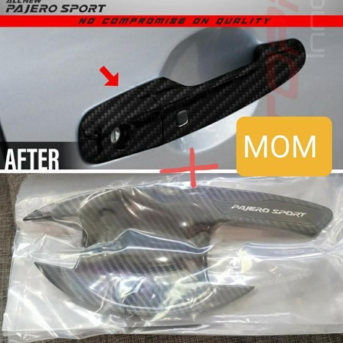 Aksesoris Paket Cover Handle Pintu+ Outer Carbon Otoproject All New Pajero Sport