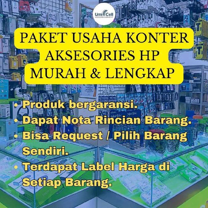 [Promo] Paket Usaha Konter Aksesoris Hp Modal 1Jt Lengkap