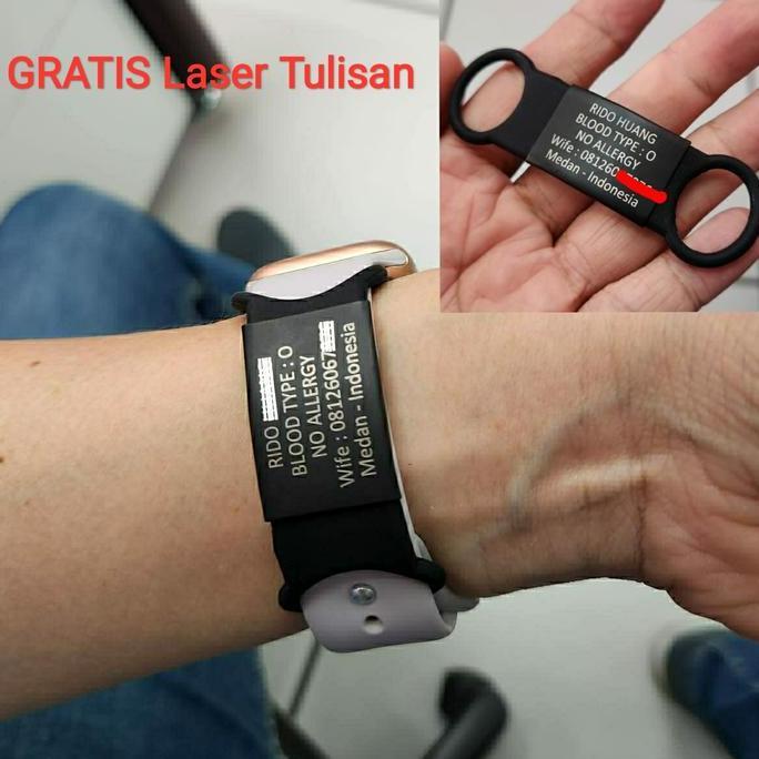 Tag Nama Custom ID untuk Jam Tangan dan Kalung Anjing Kucing dll