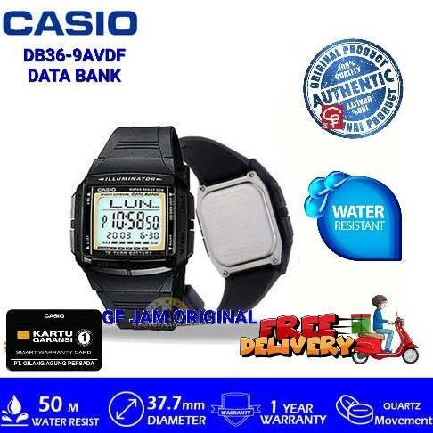 CASIO DB-36-9AVDF DB36-9A DB 36 9A JAM TANGAN ORIGINAL DATA BANK