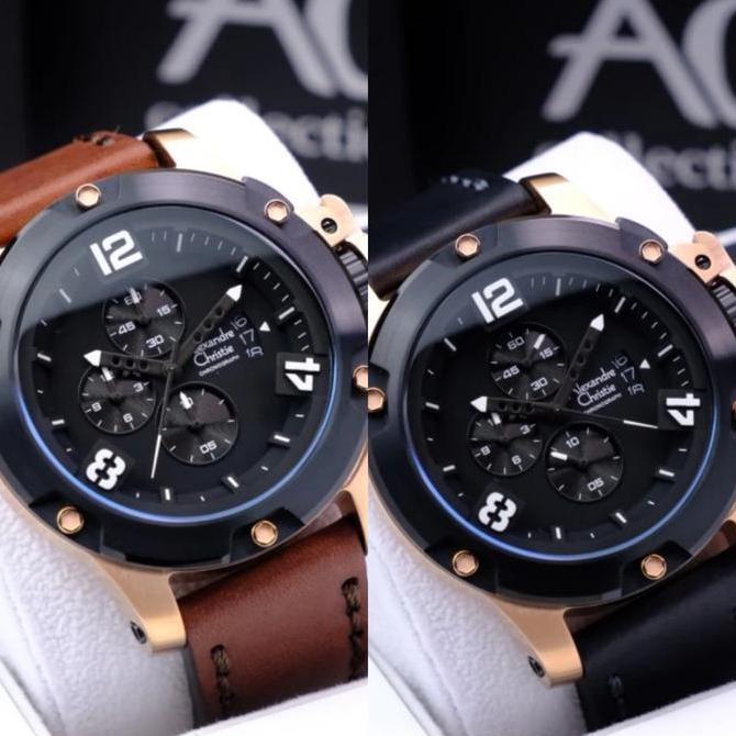 ALEXANDRE CHRISTIE AC6295 MC / AC 6295 MC ROSEGOLD BLACK