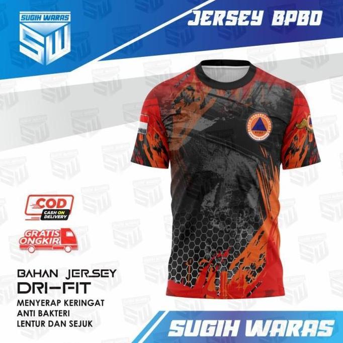 JERSEY BPBD PENDEK / KAOS DRIFIT BPBD