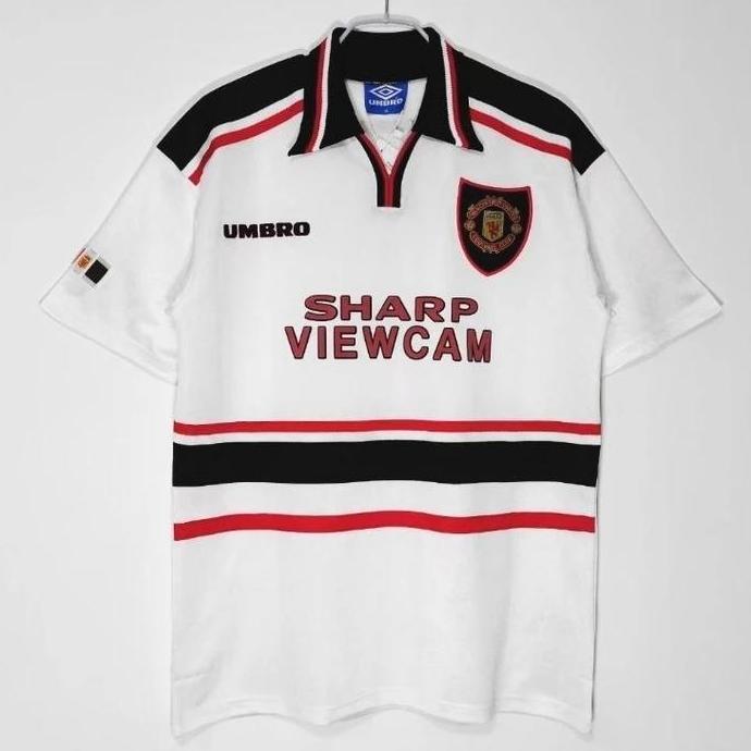 JERSEY BAJU BOLA RETRO MU AWAY 1997/1998 GRADE ORI