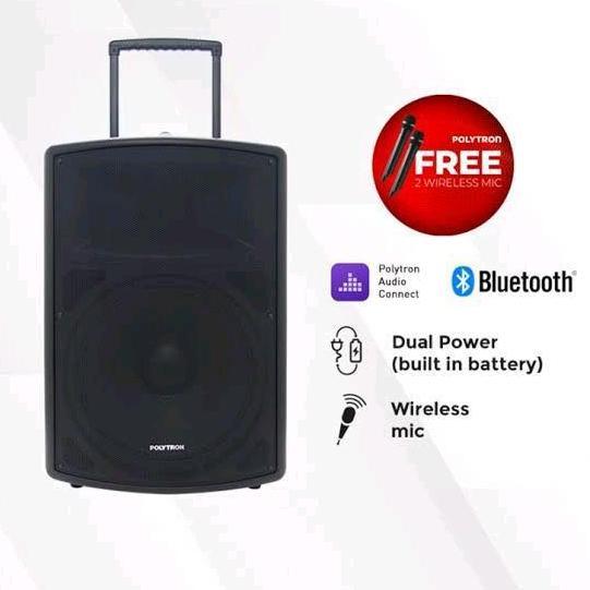 speaker aktif polytron paspro speaker porteble