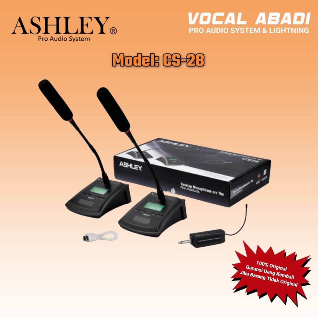 MIC WIRELESS ASHLEY CS28 PODIUM