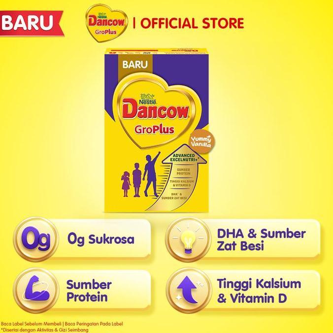 Sepulbaziz7 - Nestle Dancow Groplus Susu Bubuk Anak 400G 2Pcs - Susu Pertumbuhan 1-3 Tahun