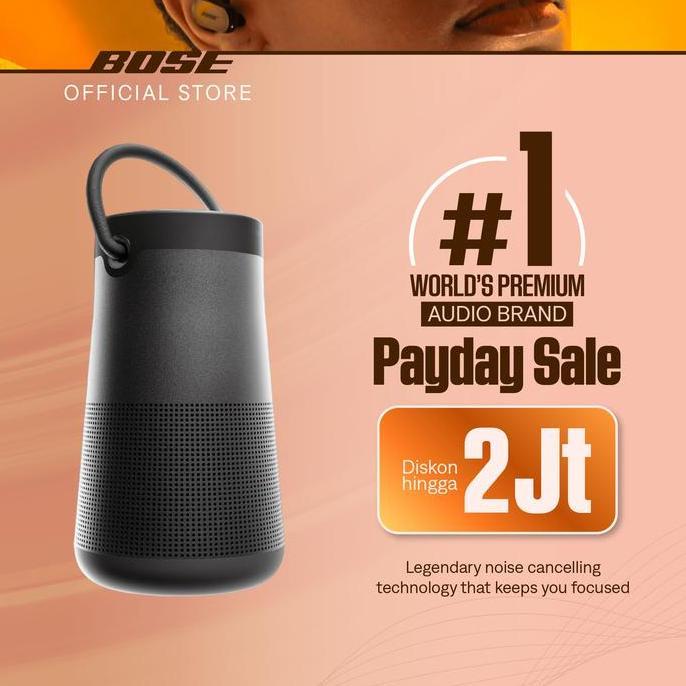 Bose SoundLink Revolve Plus II Portable Bluetooth Speaker - Black