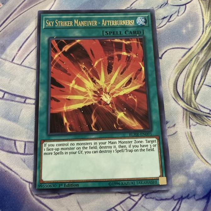 Sky Striker Maneuver - Afterburners - BLHR-EN091 - Ultra Rare 1st