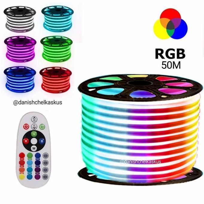 FLEXIBLE LED STRIP NEON FLEX RGB ROL 50 METER HI