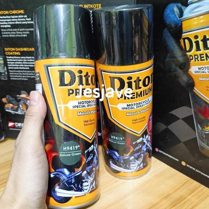 New DITON Premium Pilok Pilox Cat Semprot H9419* Deluxe Green / 9419 Hijau Doff Deluxe (400cc)