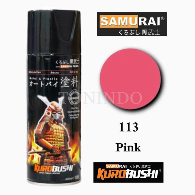 Cat Samurai Pink 113 Cat Semprot / Spray Merah Muda