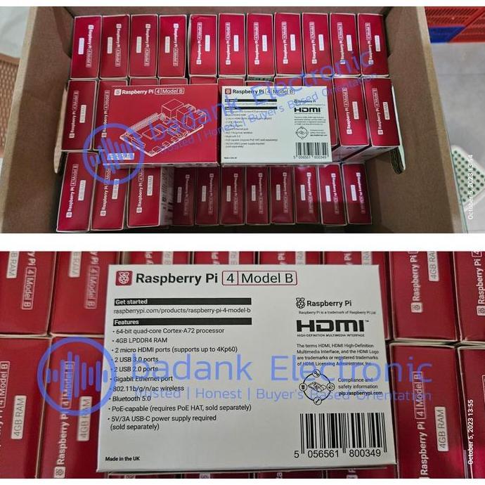 Raspberry Pi 4 Model B - 4GB RAM