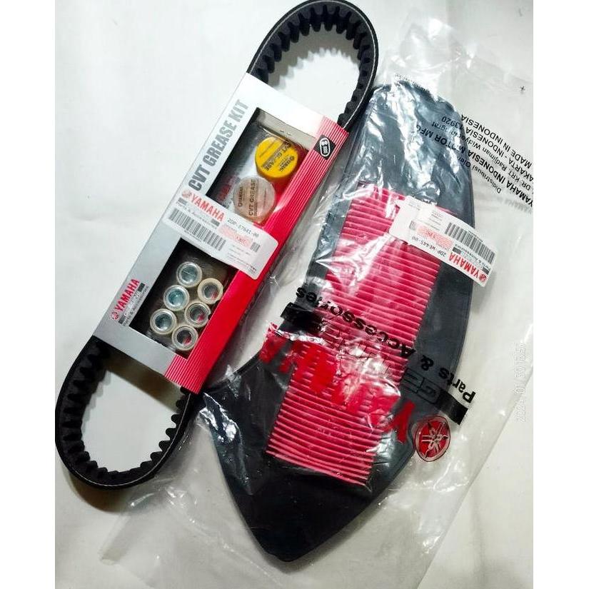 bar.roby - vanbelt v-belt assy nmax 155 old + filter udara nmax 155 old original