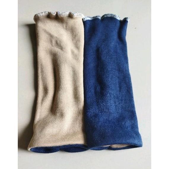 Manset Tangan Bolak Balik / Handsock Bahan Kaos Rib Pe
