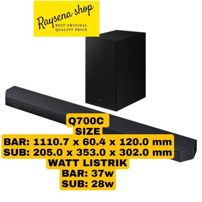 SAMSUNG HW-Q700D / Q700D WIRELESS ATMOS SOUNDBAR QS700F /Q700F/ HW-QS700F