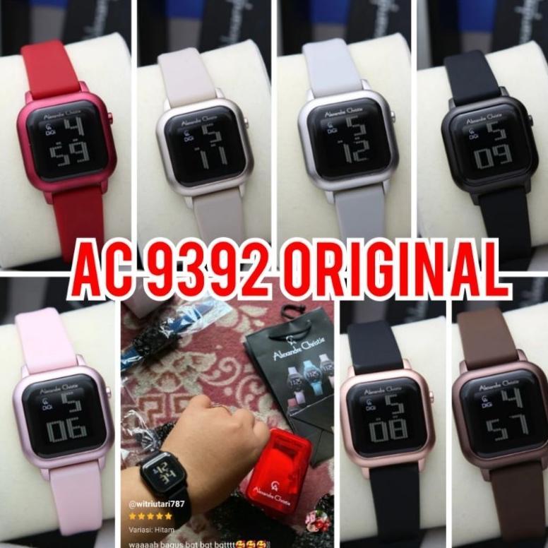 TERBARU ALEXANDRE CHRISTIE WANITA AC 9392 DIGITAL RUBBER  / AC9392 ORIGINAL