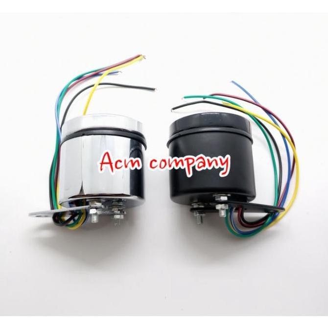 Speedometer Amper Bensin Jarum / Fuel Meter Bensin jarum bulat universal 12volt motor mobil WHY