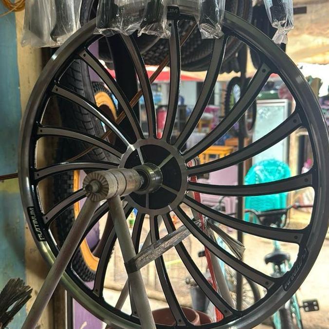 1Biji Velg Alloy Velg Kipas Kondisi Baru Sepeda Bmx Ukuran 20 Kualitas Terbaik Harga Termurah