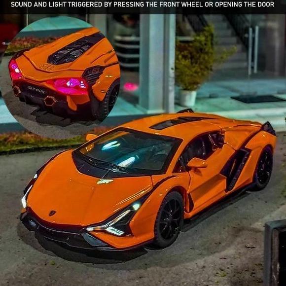 Diecast Miniatur Mobil Lamborghini Sian Skala 1:32