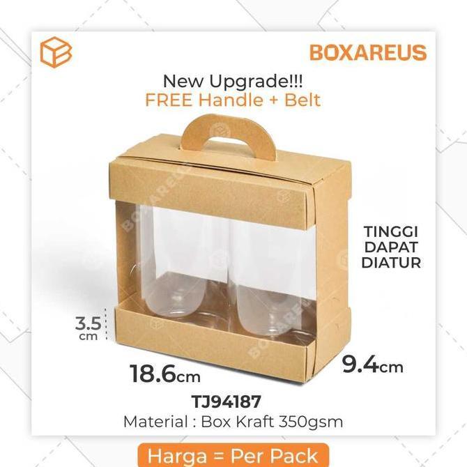 Box Toples Kue Kering Jar Plastik Packaging Kemasan Cookies | TJ94187