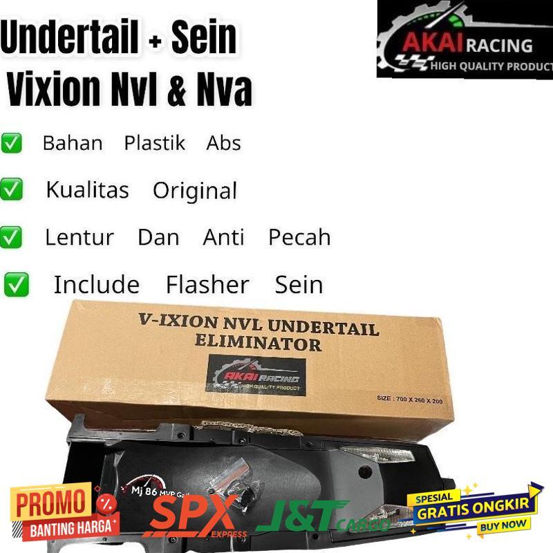 Termurah AKAI Racing Undertail Fender Sein LED Vixion 2013-2015 Selancar Vixion Nvl / Advance - RO30