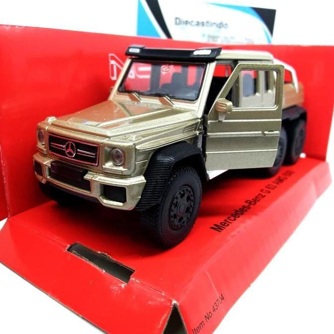 Welly Nex 1:34 Mercedes-Benz G 63 AMG 6X6, Coklat Muda