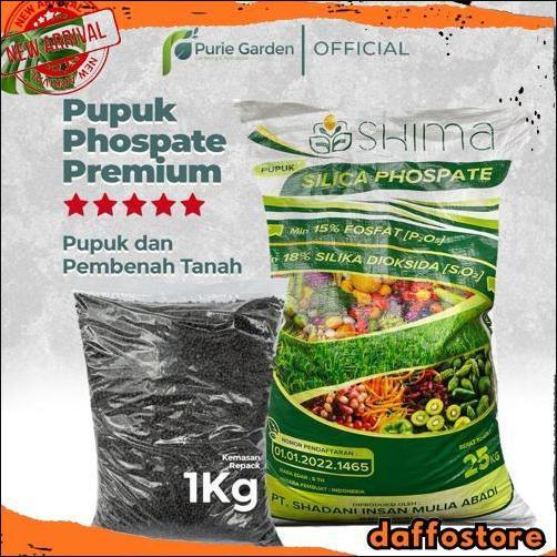 Gercep Pupuk Phospate Asam Humat Shima Silica Phospate 1Kg PG SBY
