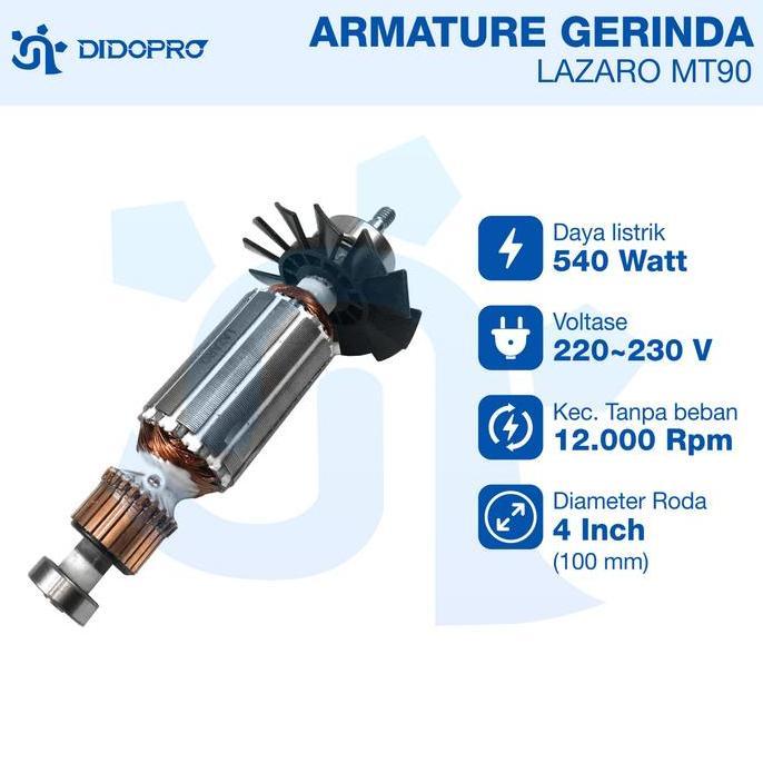ARMATURE / ANGKER GERINDA MAKTEC MT90 / ARMATURE MT90 / ANGKER MT 90
