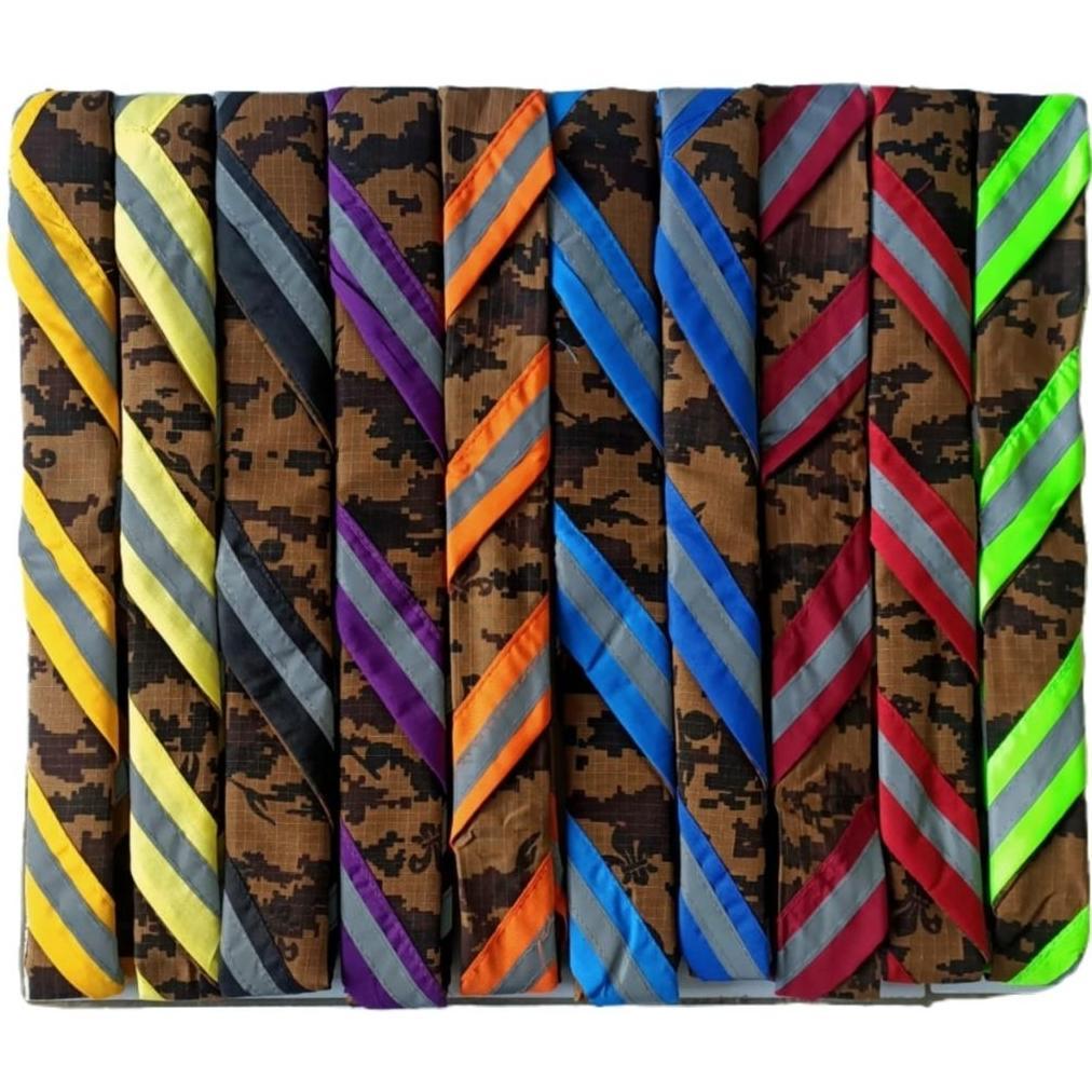 Scraft Loreng Pramuka Menyala / scrap pramuka loreng / scraft loreng list Menyala