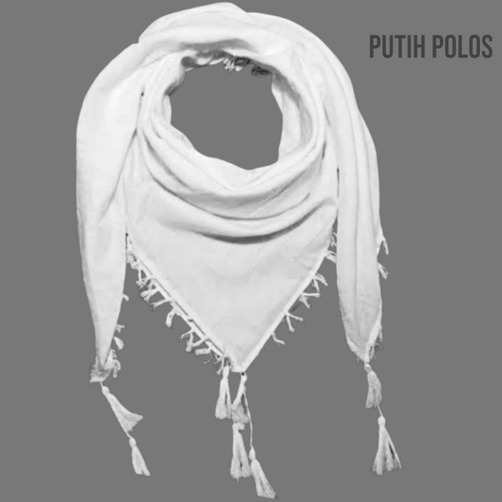 Sorban Arab Putih Polos Premium Berkualitas