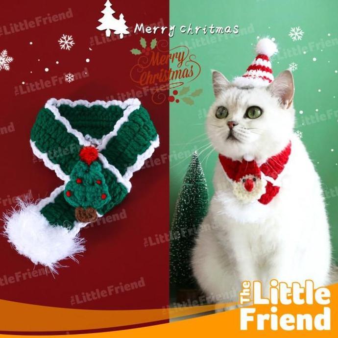 Collar Scarf Kalung Leher Syal Anjing Kucing Christmas Natal Edition LAT